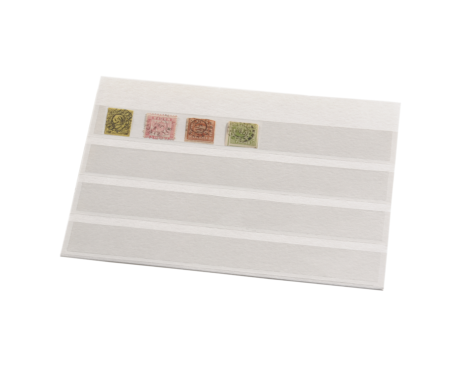 Clear cover cards CHRONOLUX - 4 strips 20 x 2,2