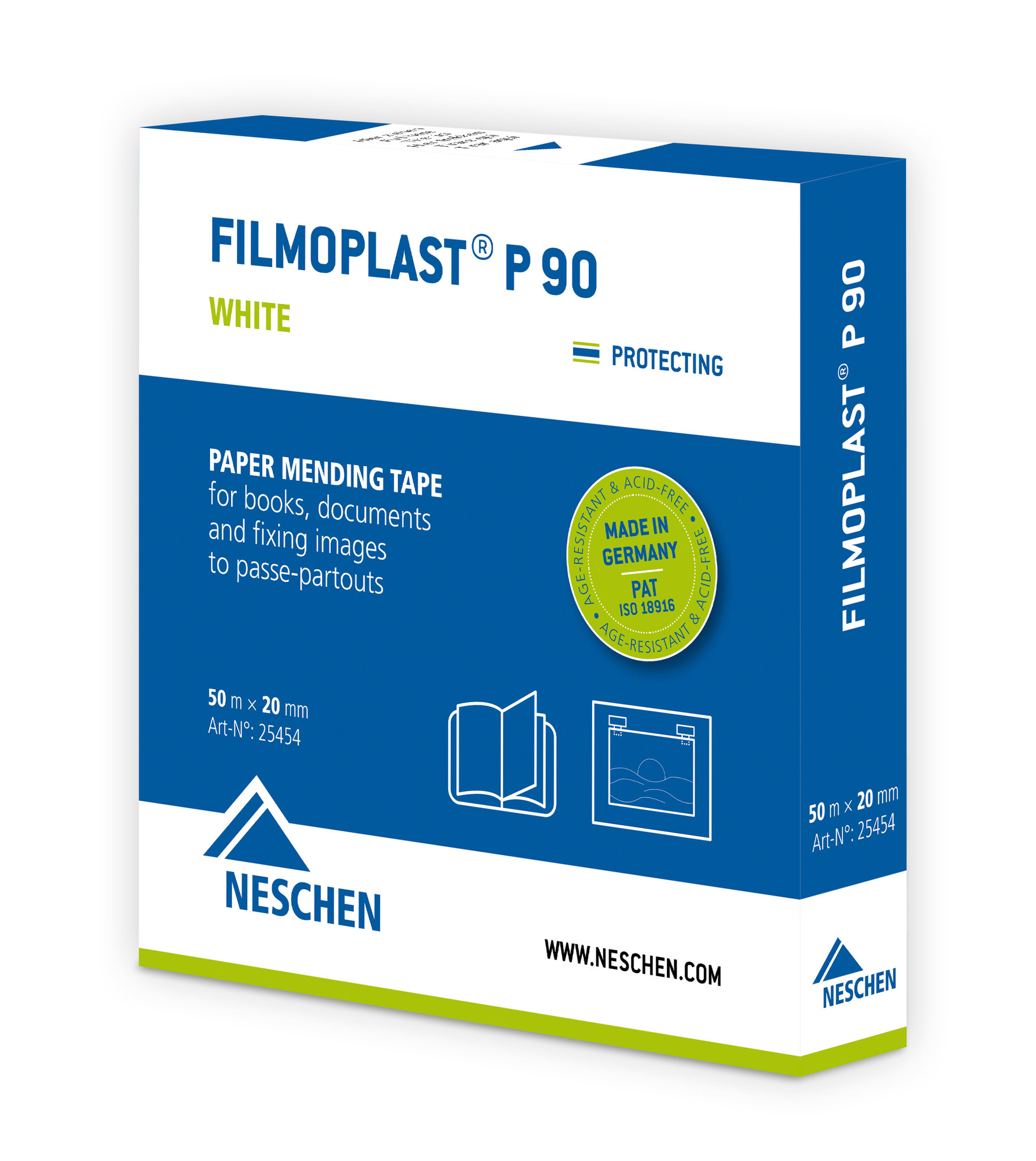 Filmoplast P90 - white, 2 cm