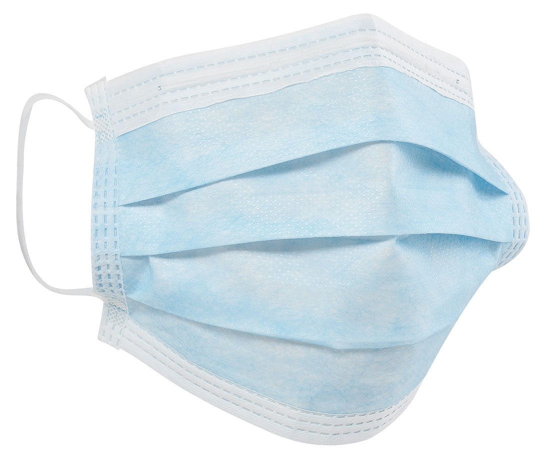 Surgical mask with ear loops
