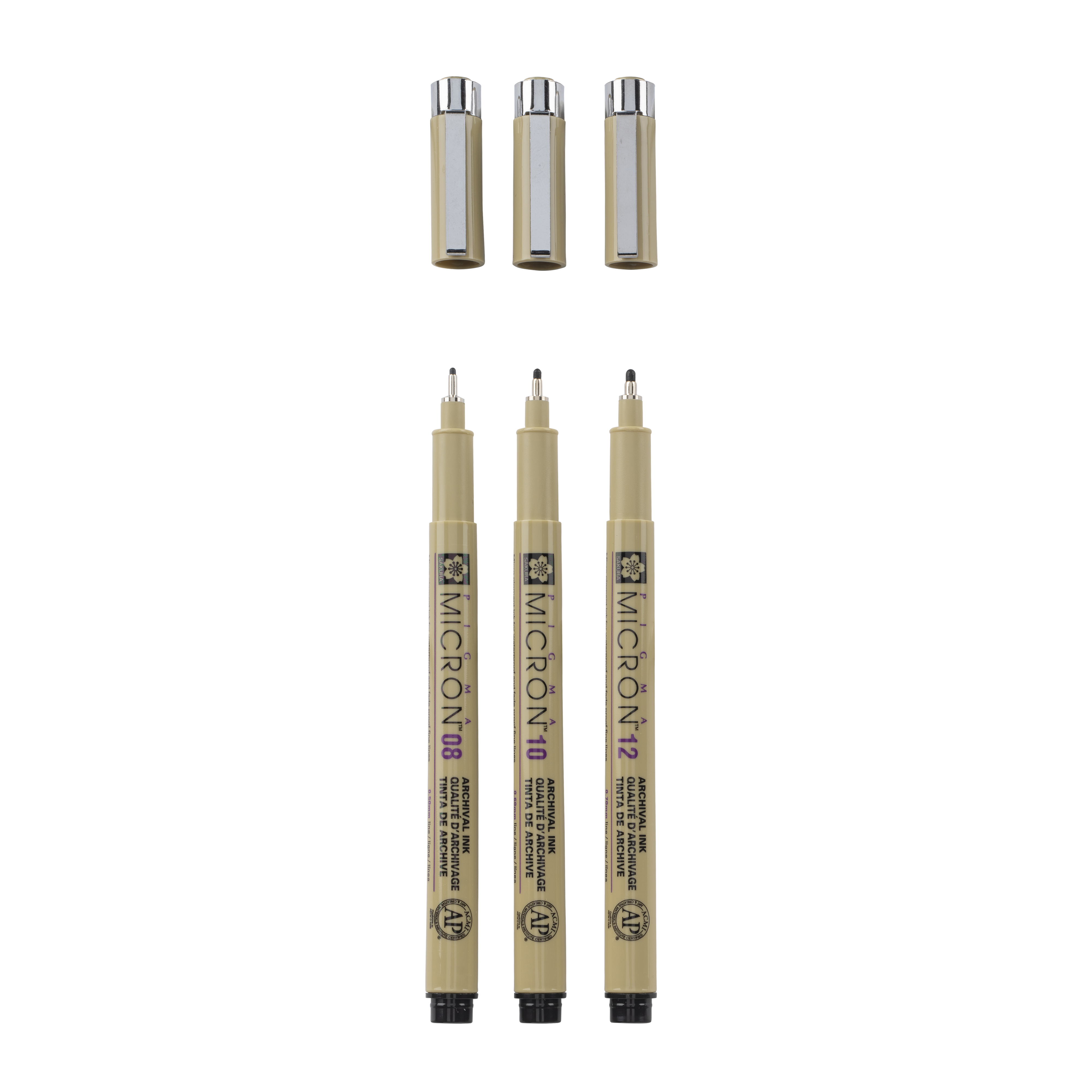 SAKURA Pigma Micron - 3er-Set schwarz