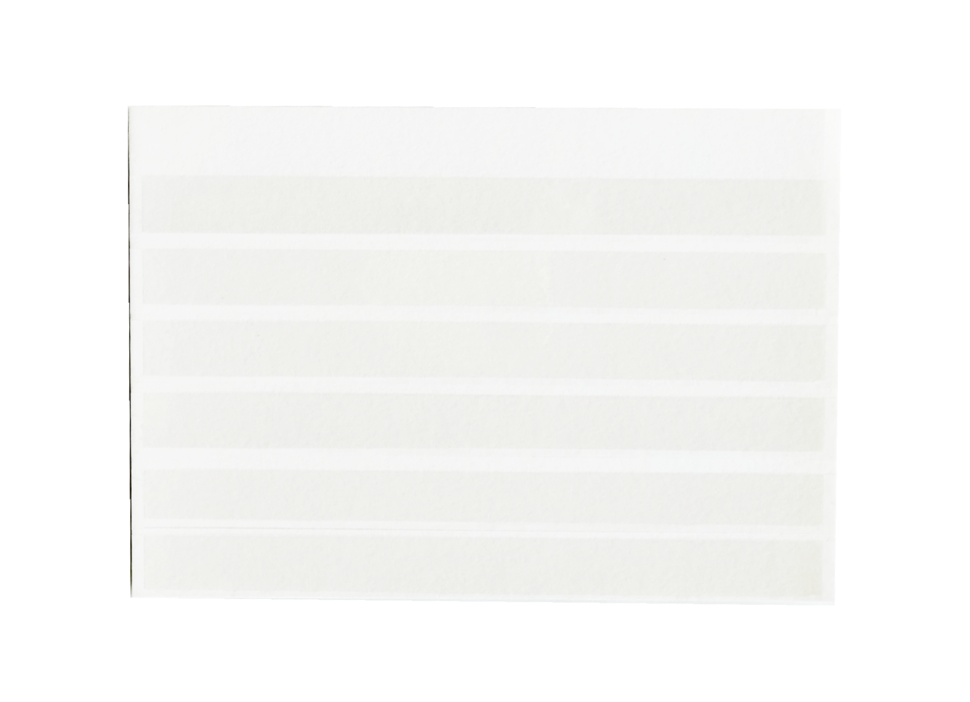 Clear cover cards CHRONOLUX - 6 strips 20 x 1,5