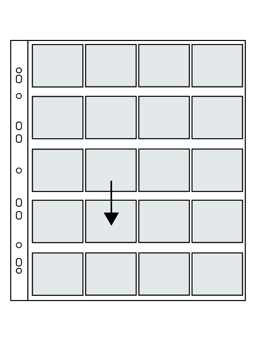 Album pages PANORAMA - Slides 5x5