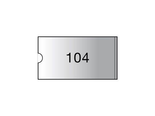 3L Label holders - 55 x 102 mm
