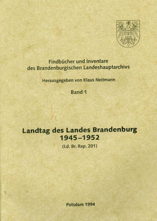 Landtag des Landes  Brandenburg 1945-1952