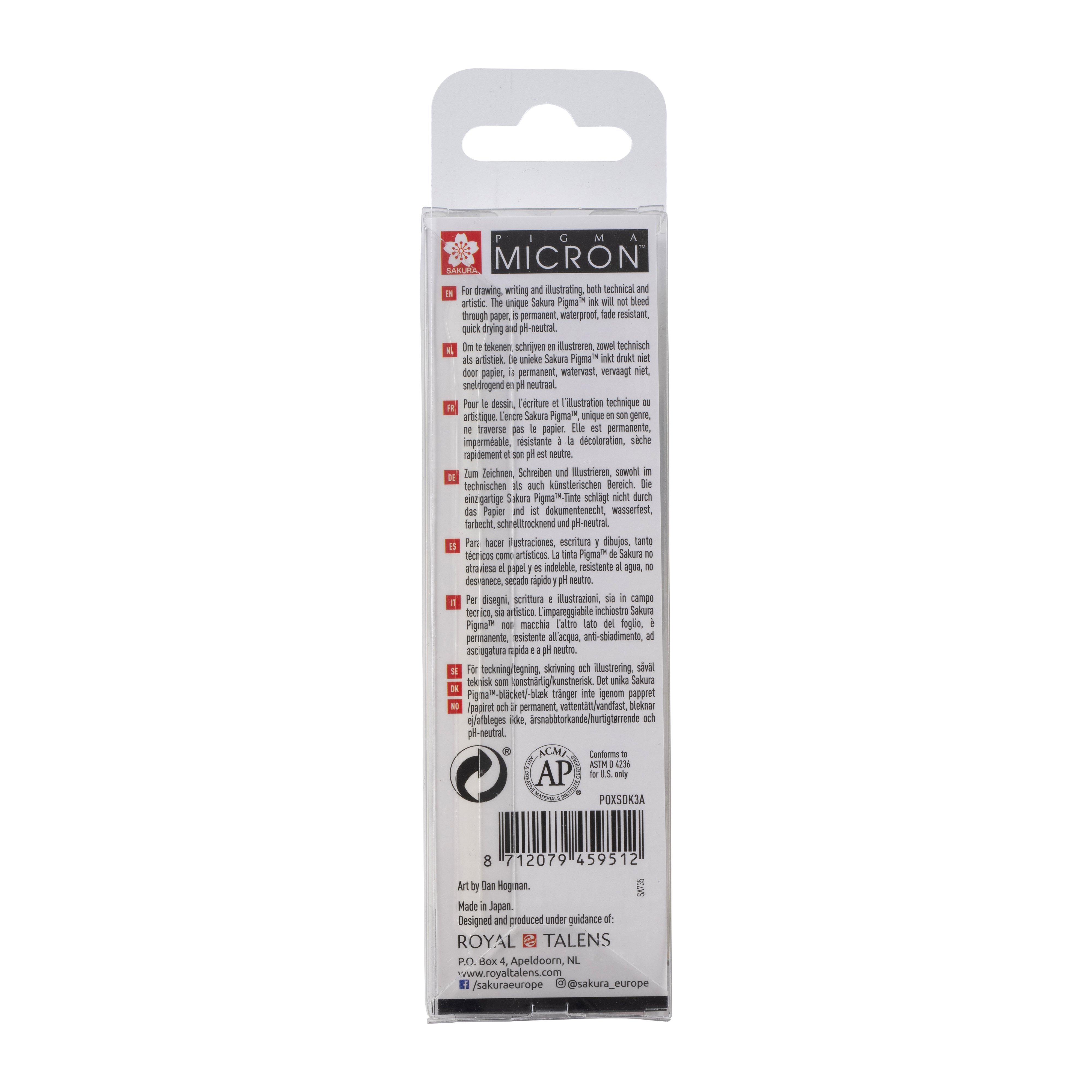 SAKURA Pigma Micron - 3er-Set schwarz